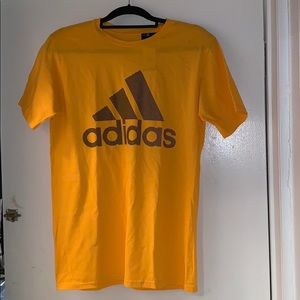 Adidas Yellow Graphic Tee